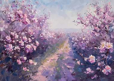 Blossom Orchard Painting