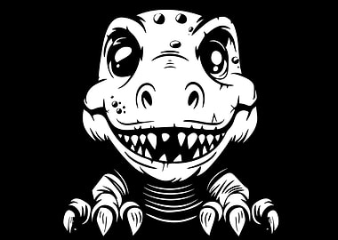 Cartoon Dinosaur Illustration