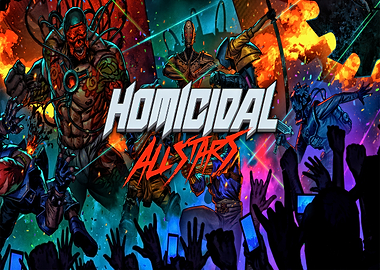 Homicidal All-Stars Game Cover Art