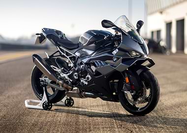 BMW Motorcycle on Stand