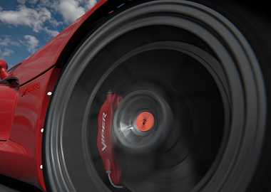 Dodge Viper ACR: Wheel e-motion