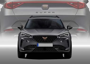 Gray Cupra Formentor Front View