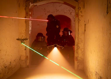 SWAT Team with Drones in Action