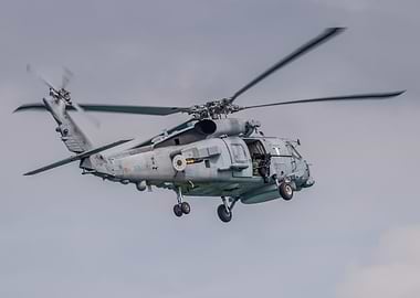 panish Navy Seahawk in Action