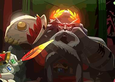 Hades Game Character Illustration