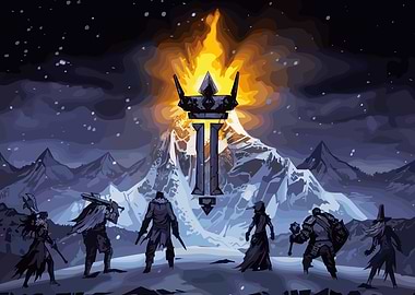 Darkest Dungeon Resurrected Group Illustration