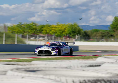 Mercedes-AMG GT3 Race Car on Track