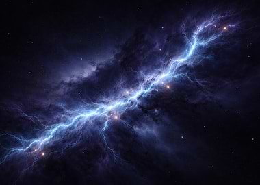 Electric Nebula in Deep Space