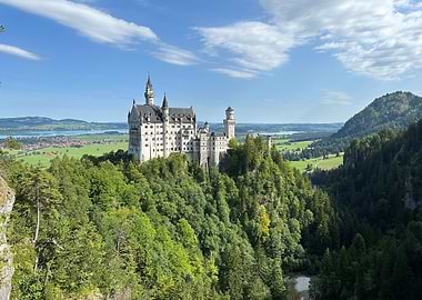 Neuschwanstein Castle in Bavaria, Germany