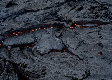 Lava Flow Landscape