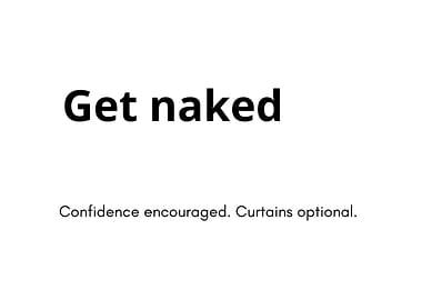 Get naked confidence encouraged