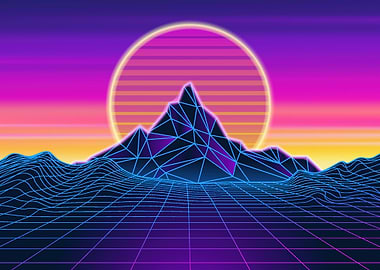 Synthwave Landscape