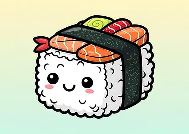 Cute Kawaii Sushi