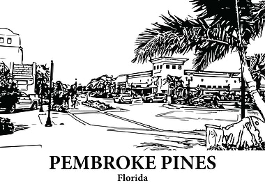 Pembroke Pines Florida Cityscape