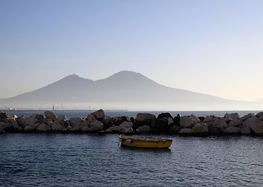 Mount Vesuvius in the Morning Mist 1
