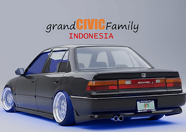 Modified Honda Civic Sedan