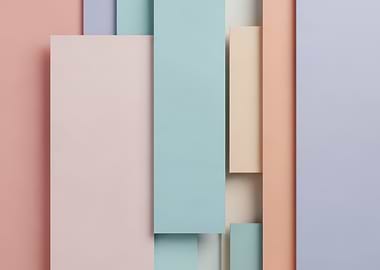 Geometric Pastel Color Blocks