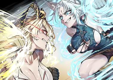 wuthering waves with poster