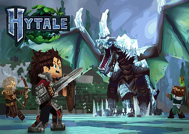 Hytale Ice Dragon Battle