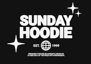 Sunday Hoodie Graphic
