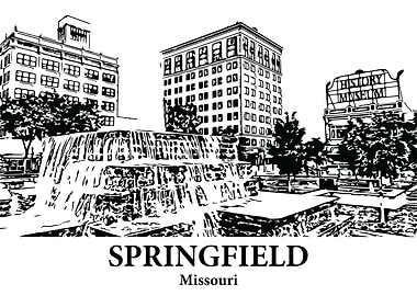 Springfield Missouri Cityscape