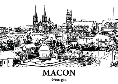 Macon Georgia Skyline