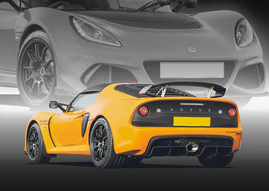 Orange Lotus Exige 390