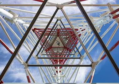 Looking up a communication tower