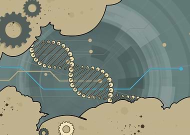 DNA and Gears Abstract