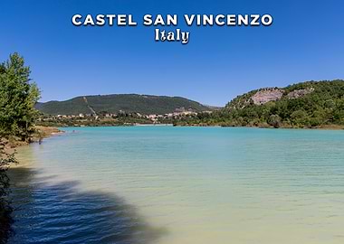 Castel San Vincenzo Lake, Italy