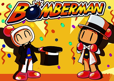 Bomberman Magicians with Top Hats