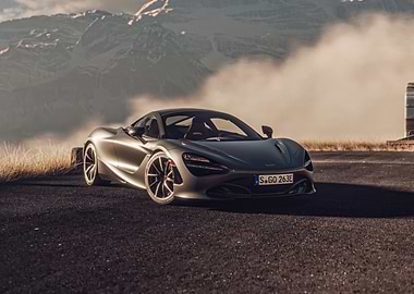 McLaren 720S on a mountain road