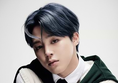 Jimin with Blue Hair