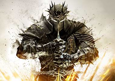 Dark Knight with Crown of Thorns