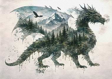 Dragon Forest Landscape