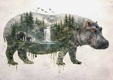 Hippopotamus The Spirit of Wild Lands