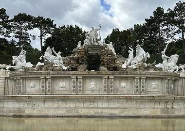 Neptune Fountain at Schönbrunn Palace