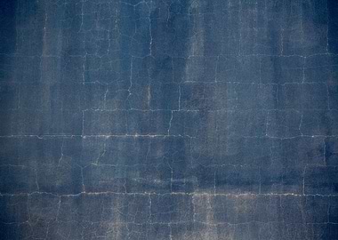 Cracked Blue Textured Wall