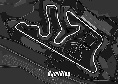 KymiRing Race Track Map