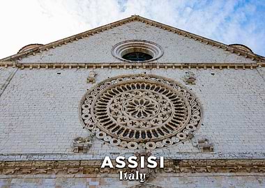 Assisi Italy Church Facade