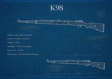 K98 Blueprint with Specifications