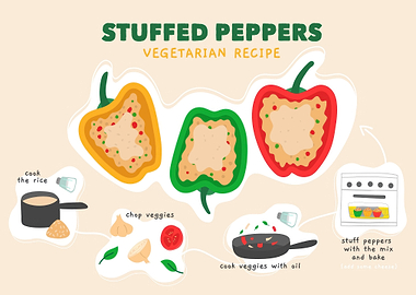 Vegetarian Stuffed Peppers Recipe