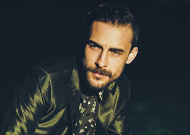 robert ellis in a shiny green jacket