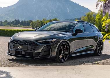 ABT Audi S5 Avant 2025 in a Scenic Landscape