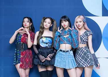 BLACKPINK in plaid outfits