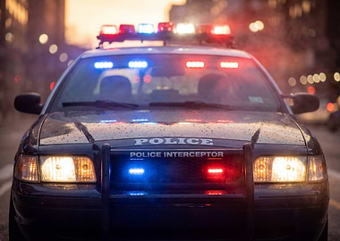 Police Interceptor with Lights