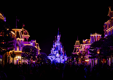 Magical Castle at Night