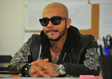 timati with tattoos and sunglasses