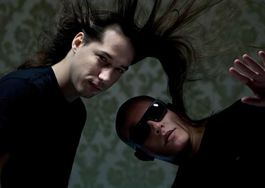 infected mushroom with dramatic hair