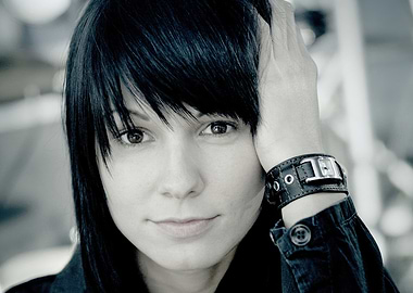 christina sturmer with hand on head